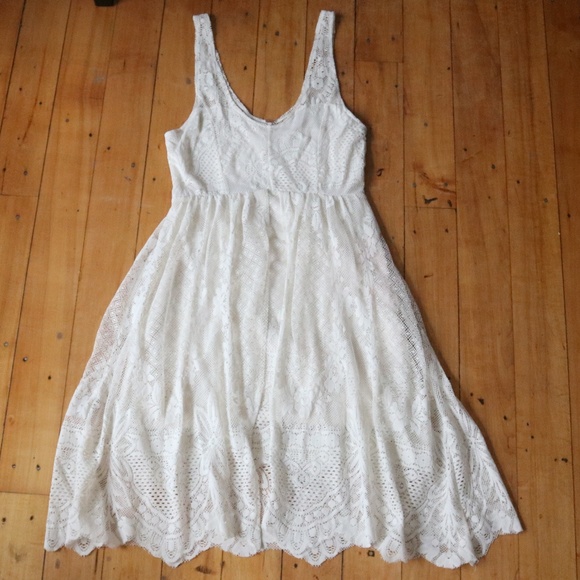 Free People Dresses & Skirts - NWOT Free People off white lace dress sz 4